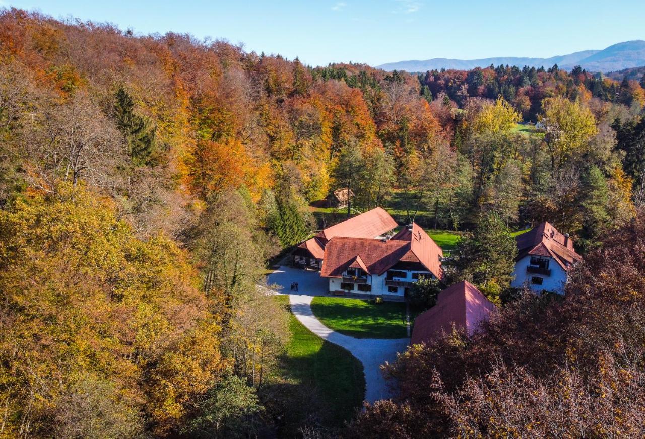 Domacija Seruga Countryside Hotel Novo Mesto Bagian luar foto